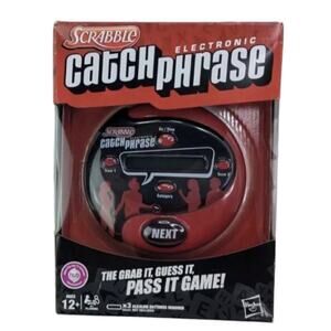 New Hasbro Scrabble Electronic Catch Phrase Handheld Electronic Game